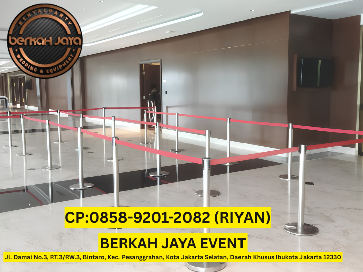 Menyewakan Tiang Antrian Area Kebayoran Lama