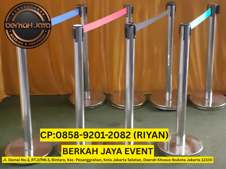 Menyewakan Tiang Antrian Area Kebayoran Lama