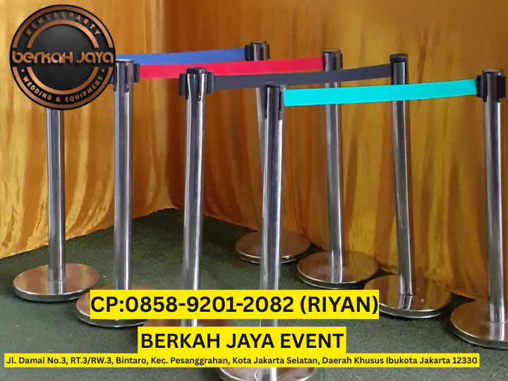 Menyewakan Tiang Antrian Area Kebayoran Lama