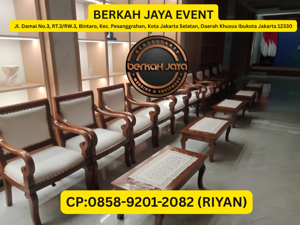 Sewa Kursi VIP Kayu Jakarta Selatan