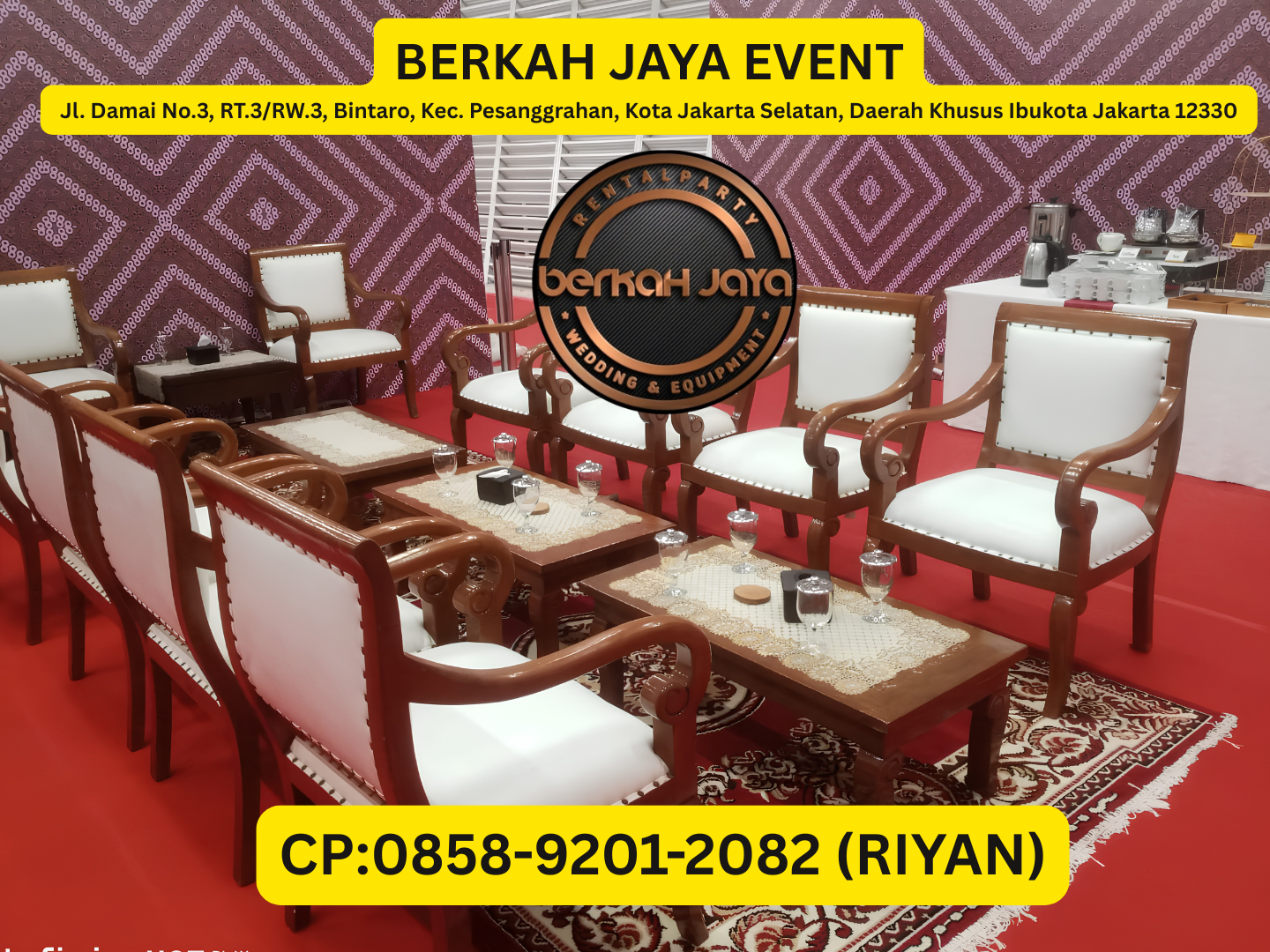 Sewa Kursi VIP Kayu Jakarta Selatan