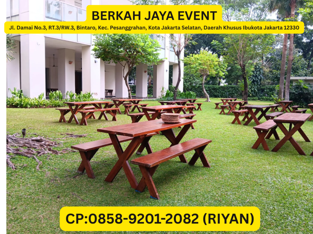 Tempat Sewa Meja Kursi Taman Berkualitas Dan Ekonomis Area Jakarta Selatan