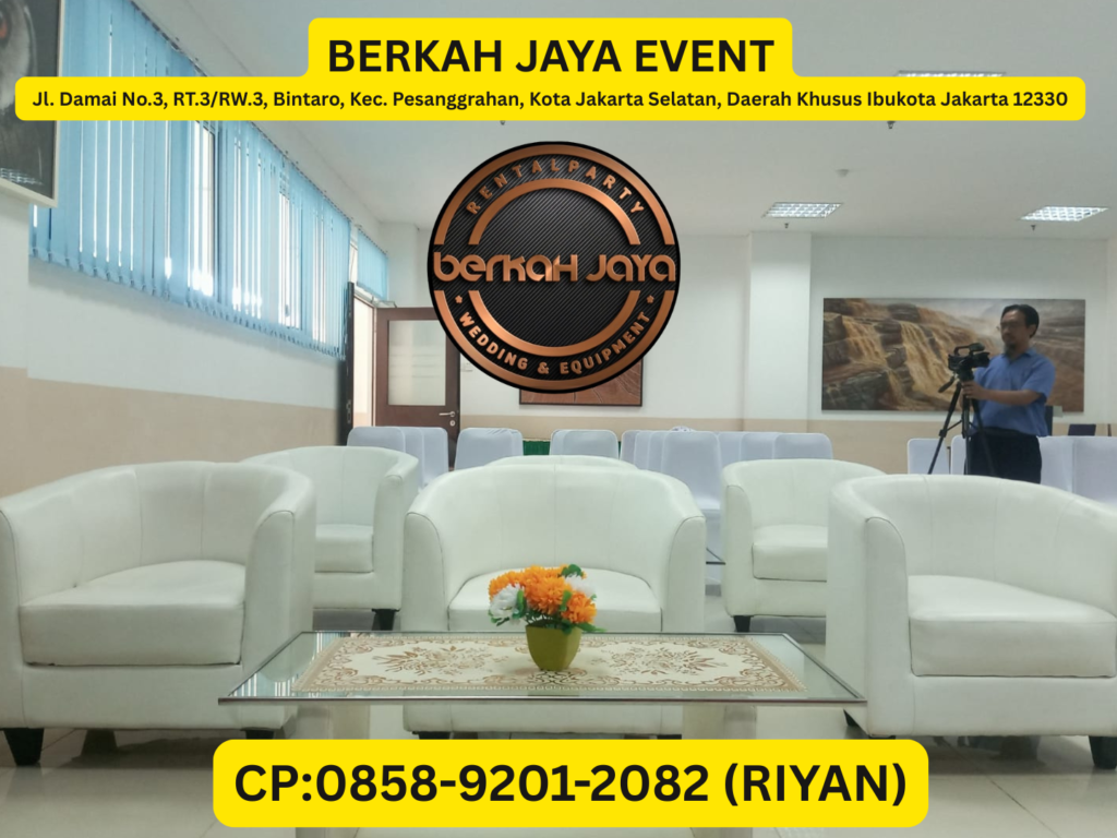 Jasa Rental Sofa Oval Berkualitas Dan Ekonomis Area Jakarta Selatan