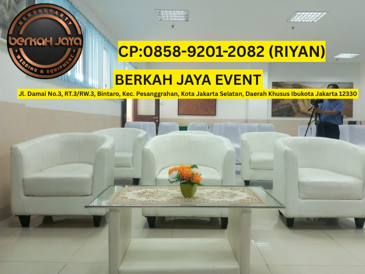 Sewa Sofa Oval Jakarta Selatan