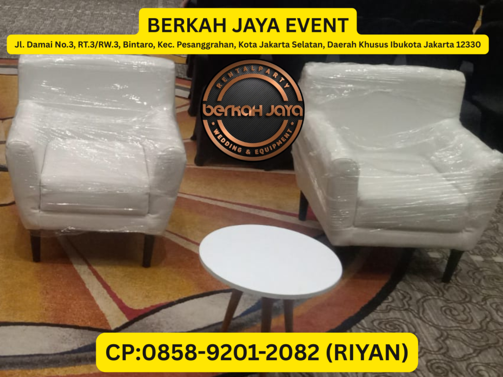 Sewa Sofa Kotak Warna Putih Jakarta Selatan