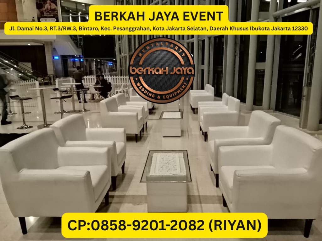 Sewa Sofa Kotak Warna Putih Jakarta Selatan