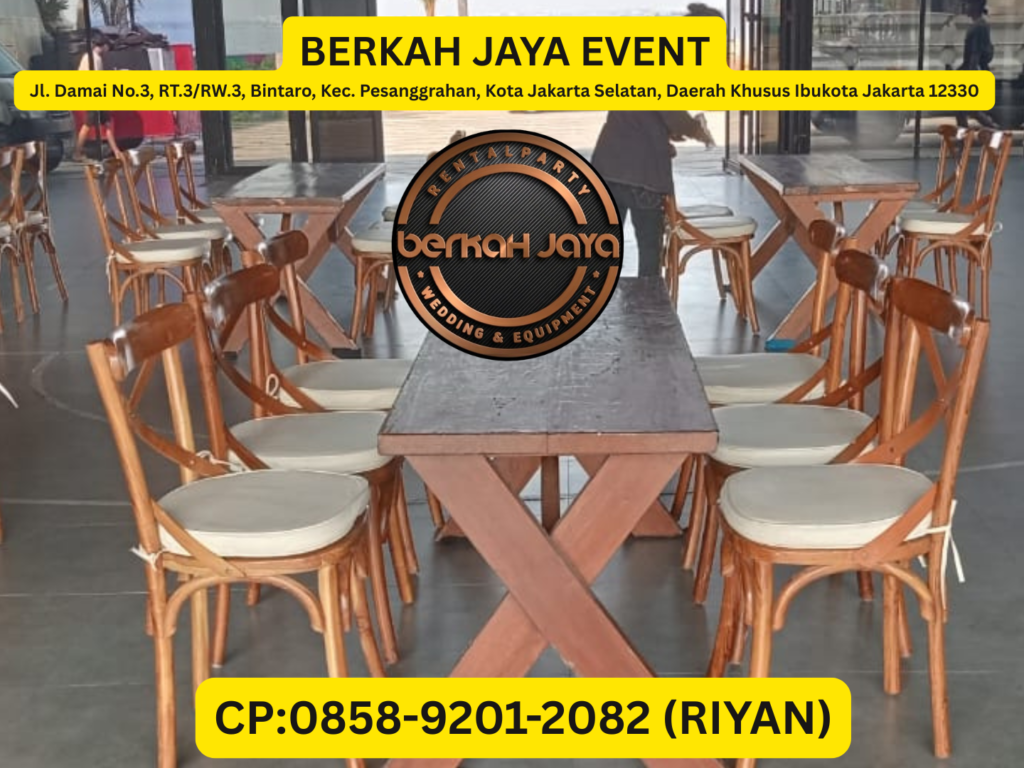Jasa Sewa Kursi Crossback Jakarta Selatan