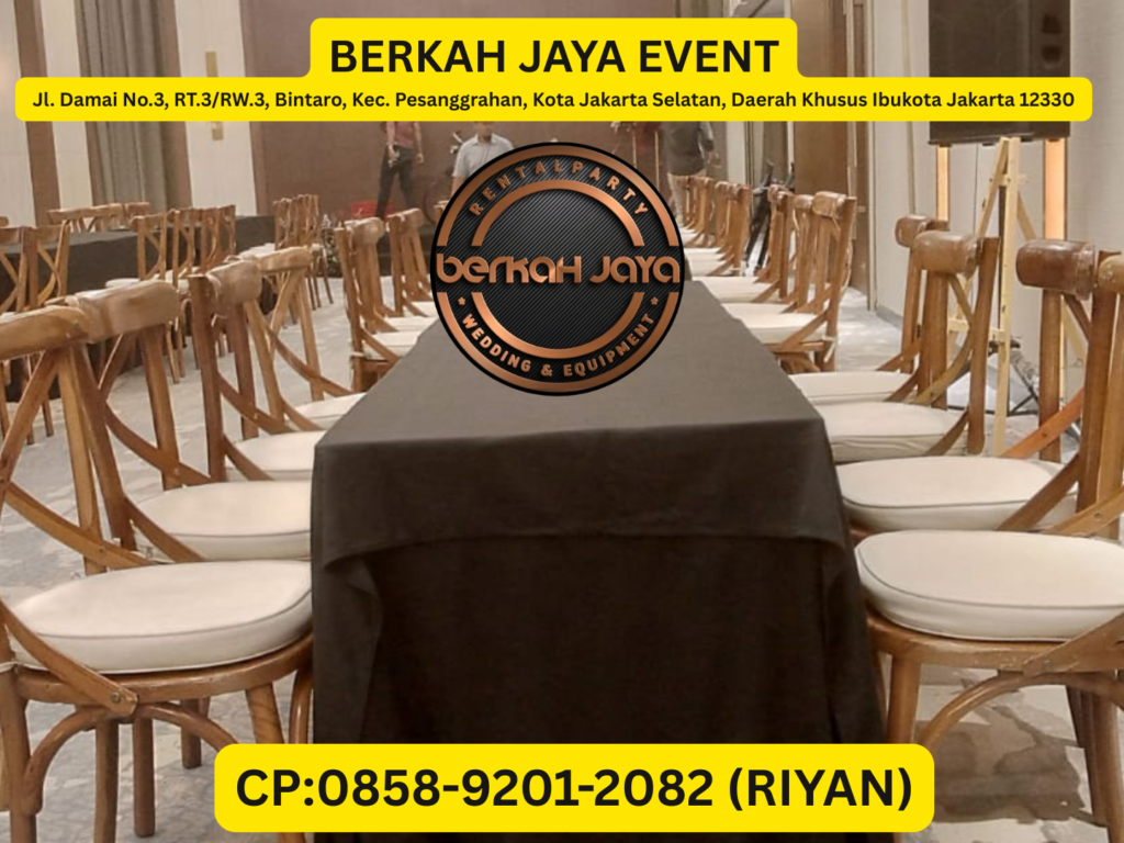 Jasa Sewa Kursi Crossback Jakarta Selatan