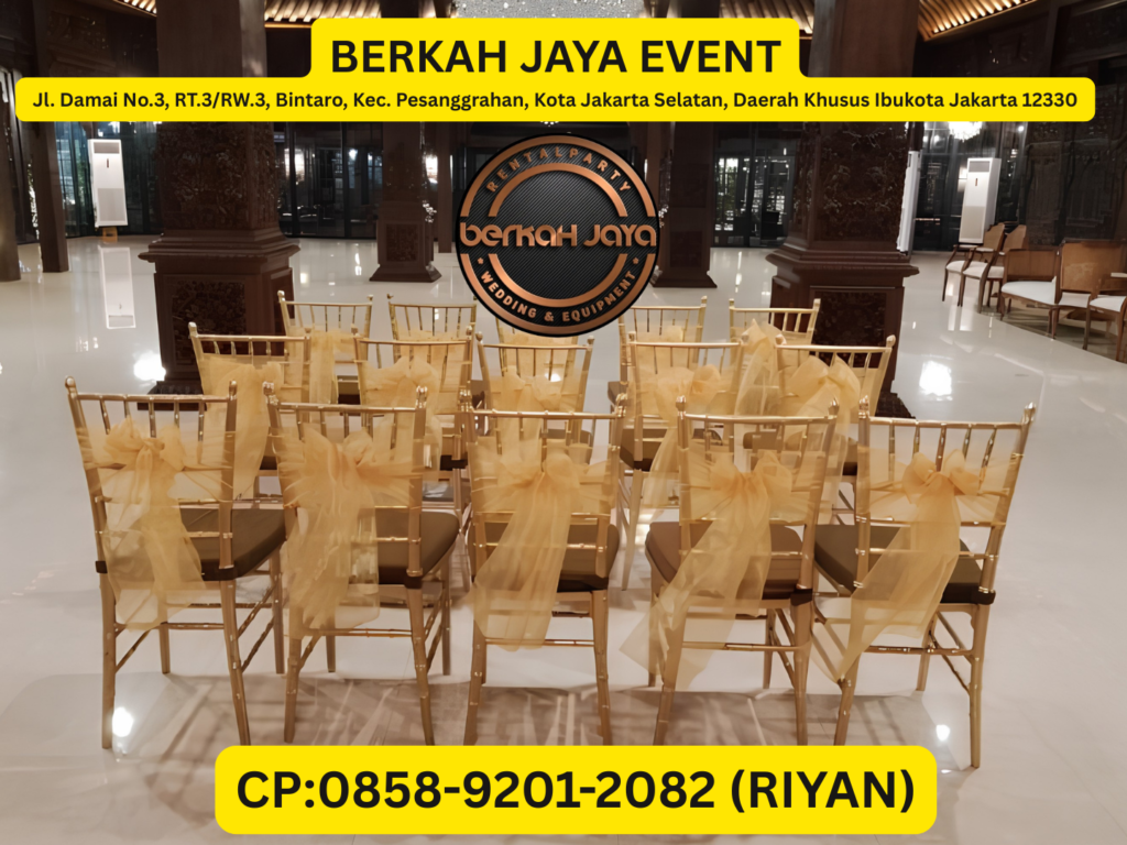 Sewa Kursi Event Terdekat Area Jakarta Selatan