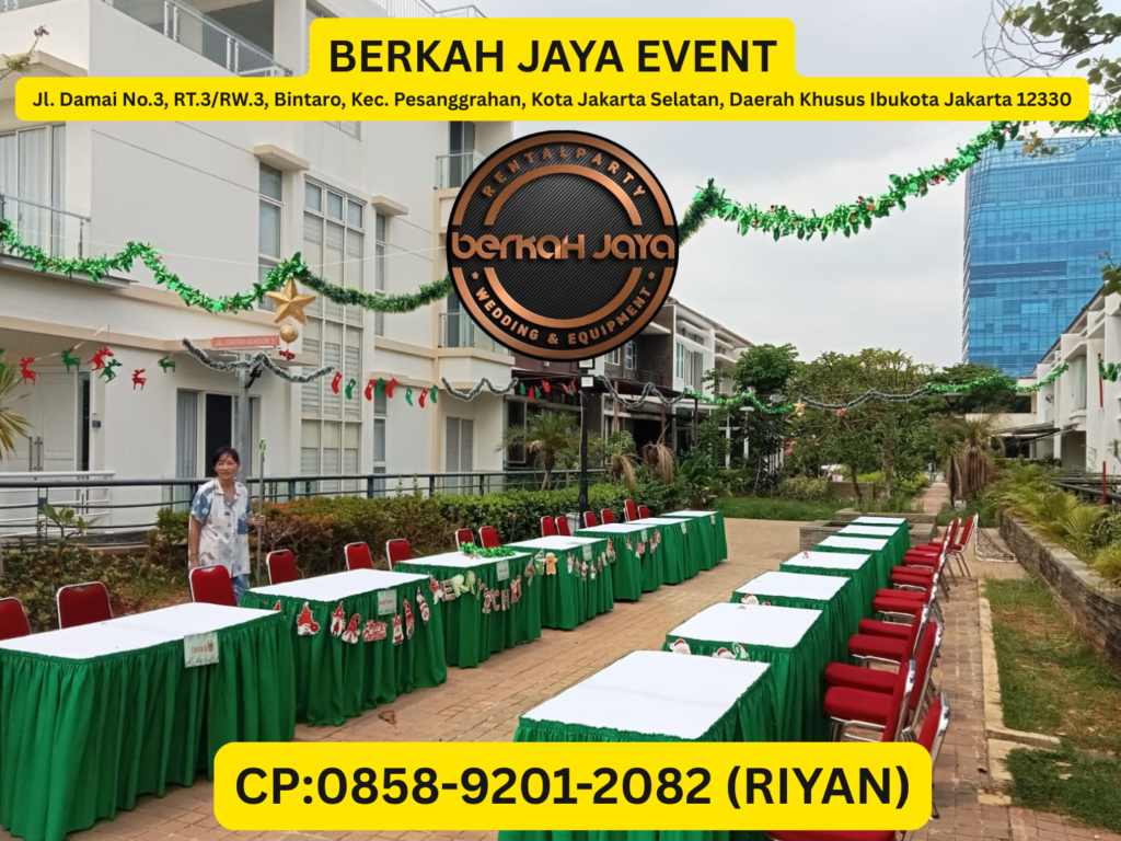 Sewa Meja Kotak Aneka Warna Cover Jakarta Selatan