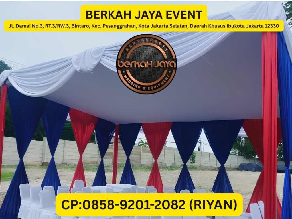 Sewa Tenda Plafon Putih Poni Putih Jakarta Selatan