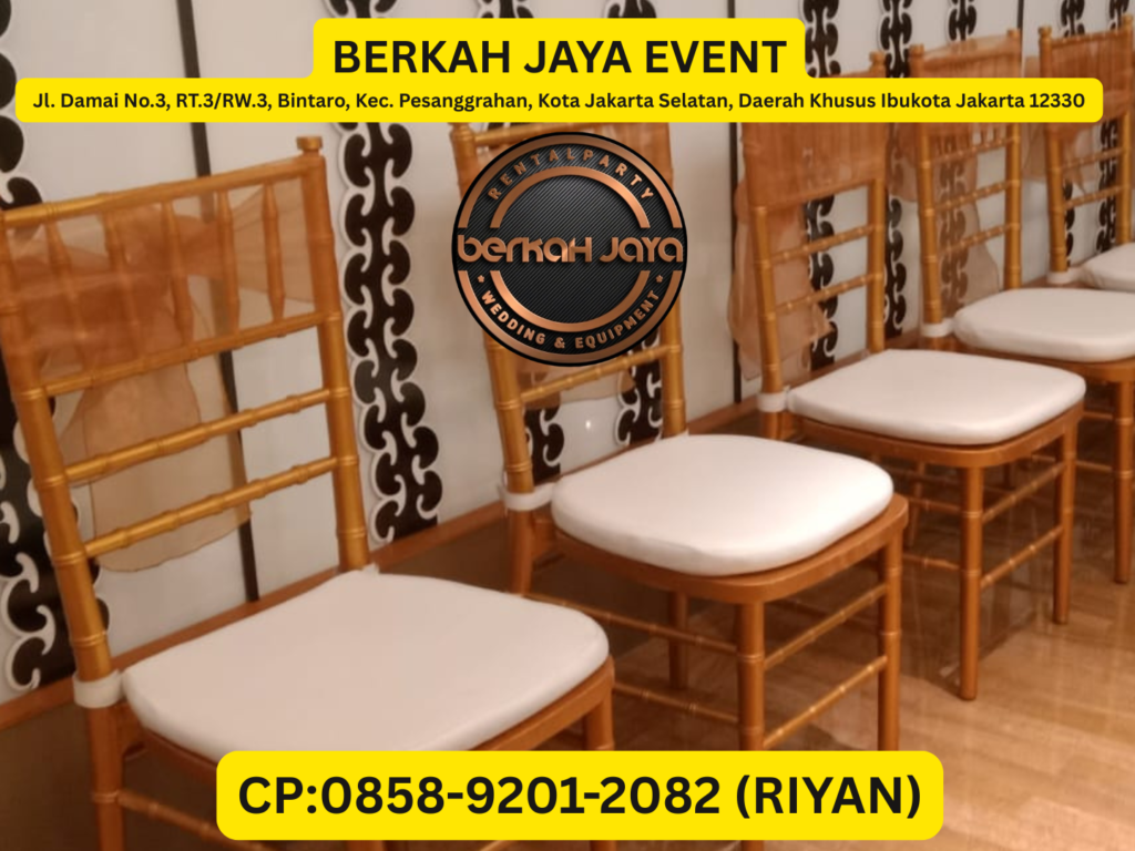 Sewa Kursi Tiffany Jakarta Selatan