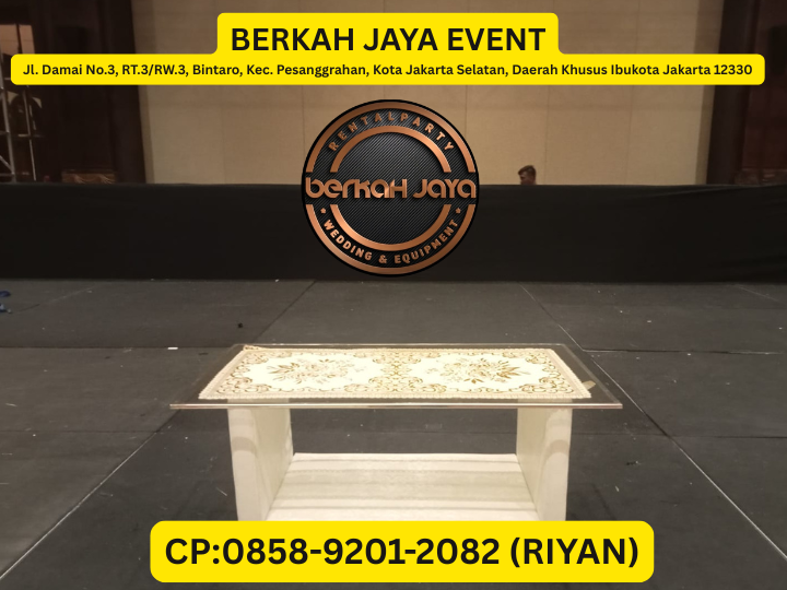 Disewakan Meja VIP Kaca Berkualitas Area Jakarta Selatan
