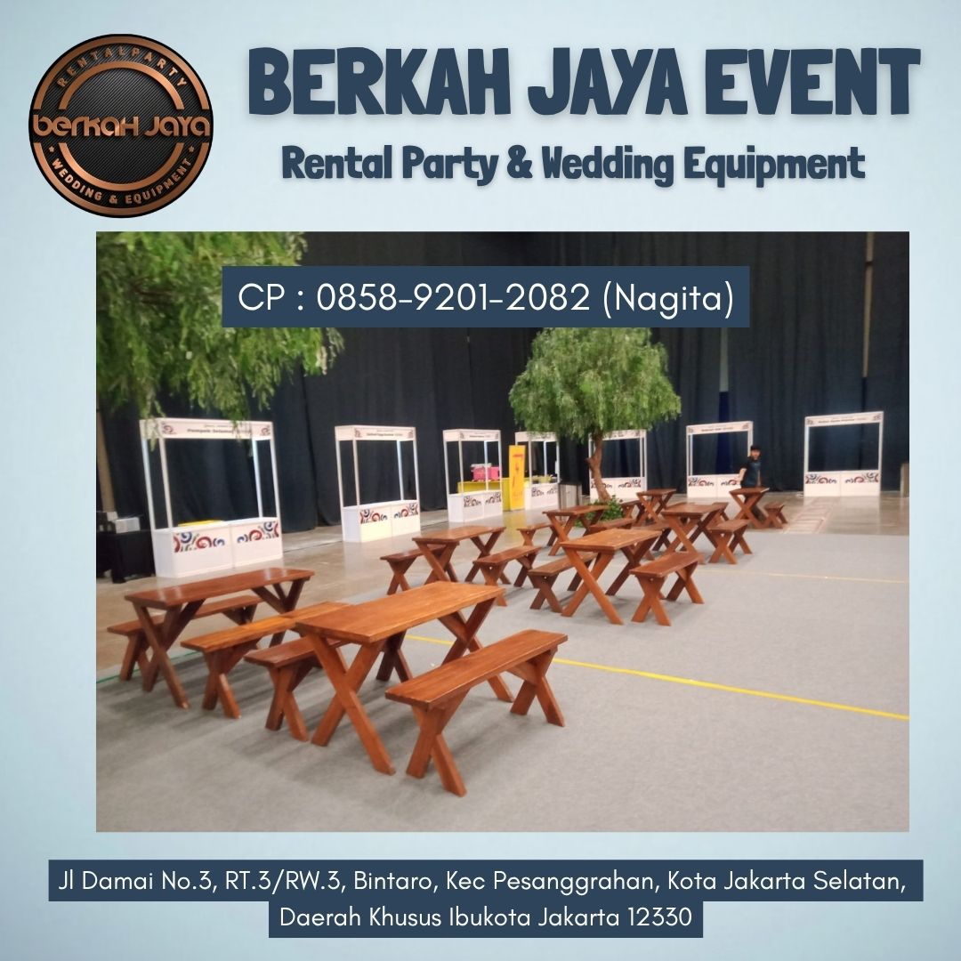 Menyewakan Kursi Taman Kayu Area Bintaro