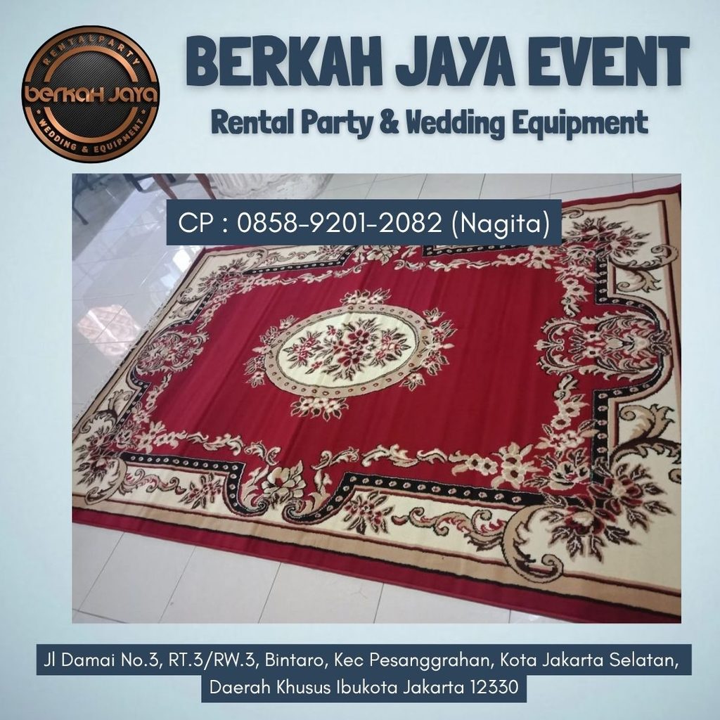 Menyewakan Karpet Permadani Mewah Area Bintaro
