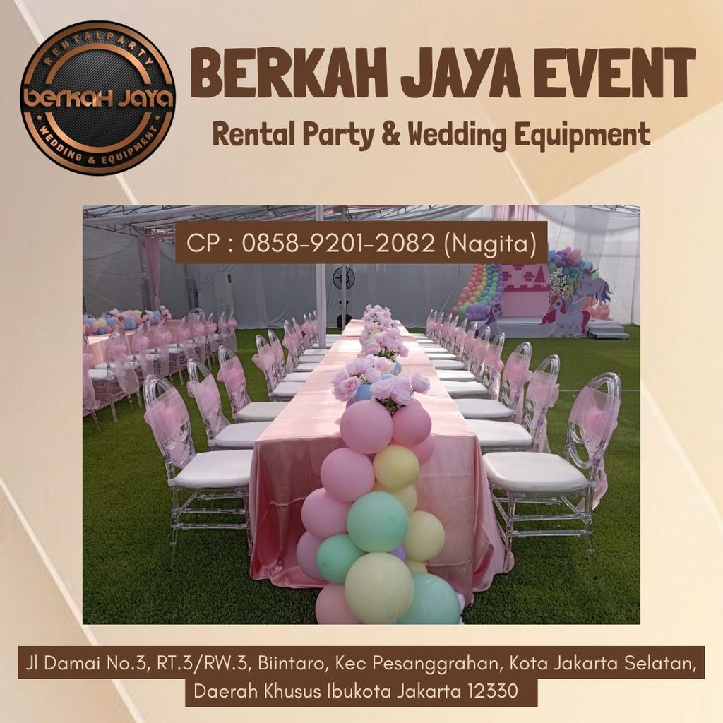 Sewa Kursi Olivia Elegan dan Mewah Area Bintaro