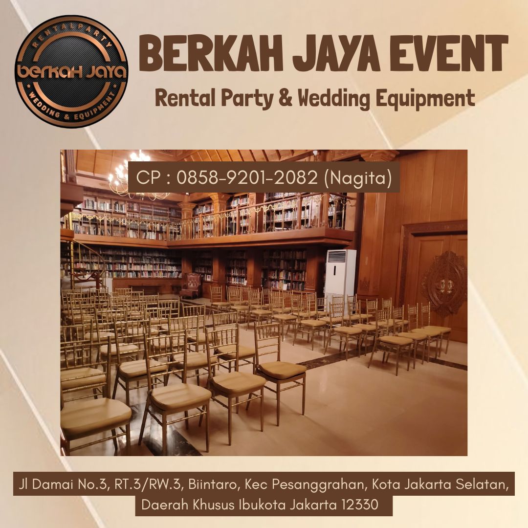Menyewakan Kursi Tiffany Kayu Area Bintaro