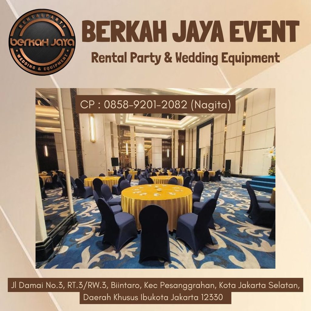 Menyewakan Meja Bulat Mewah Dan Elegan Area Bintaro