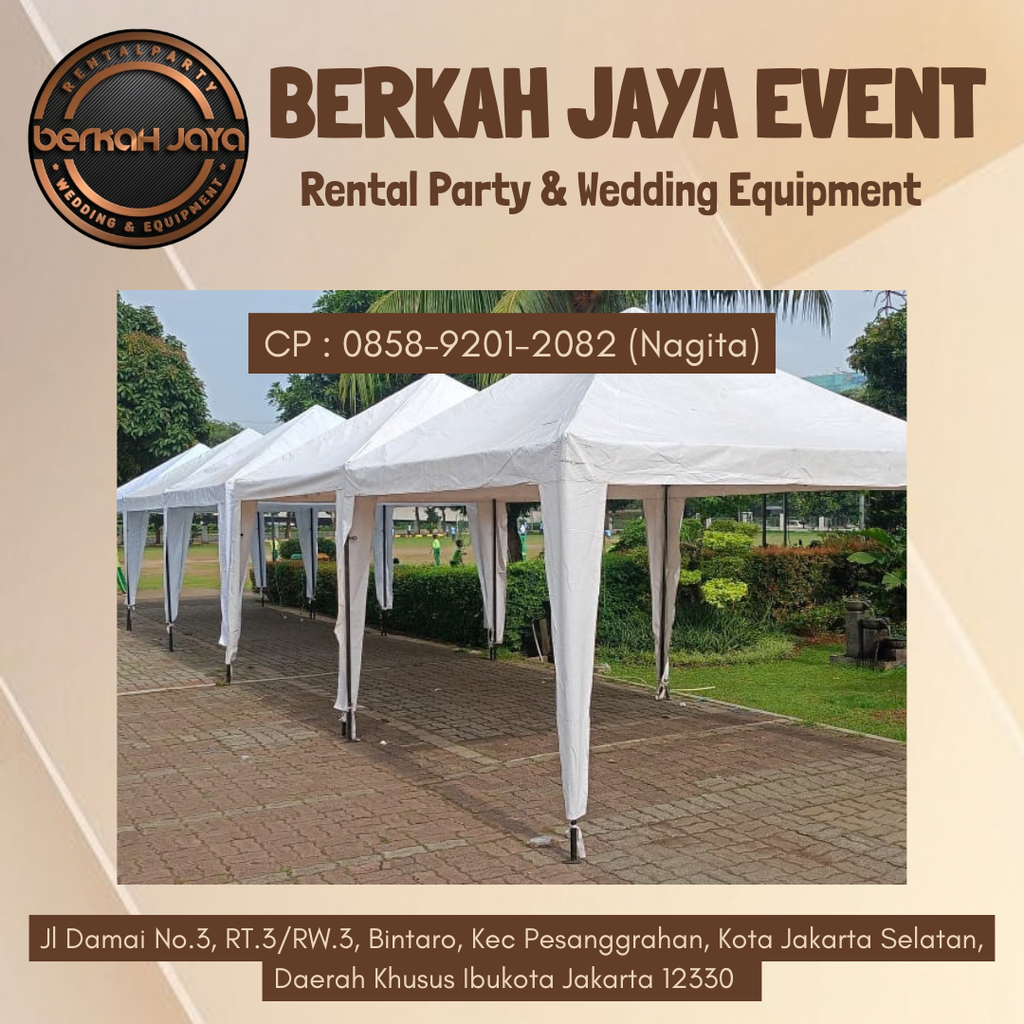 Menyewakan Tenda Bazar Kokoh Area Ciledug 