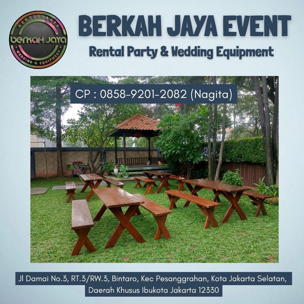Menyewakan Kursi Taman Area Kebayoran Baru