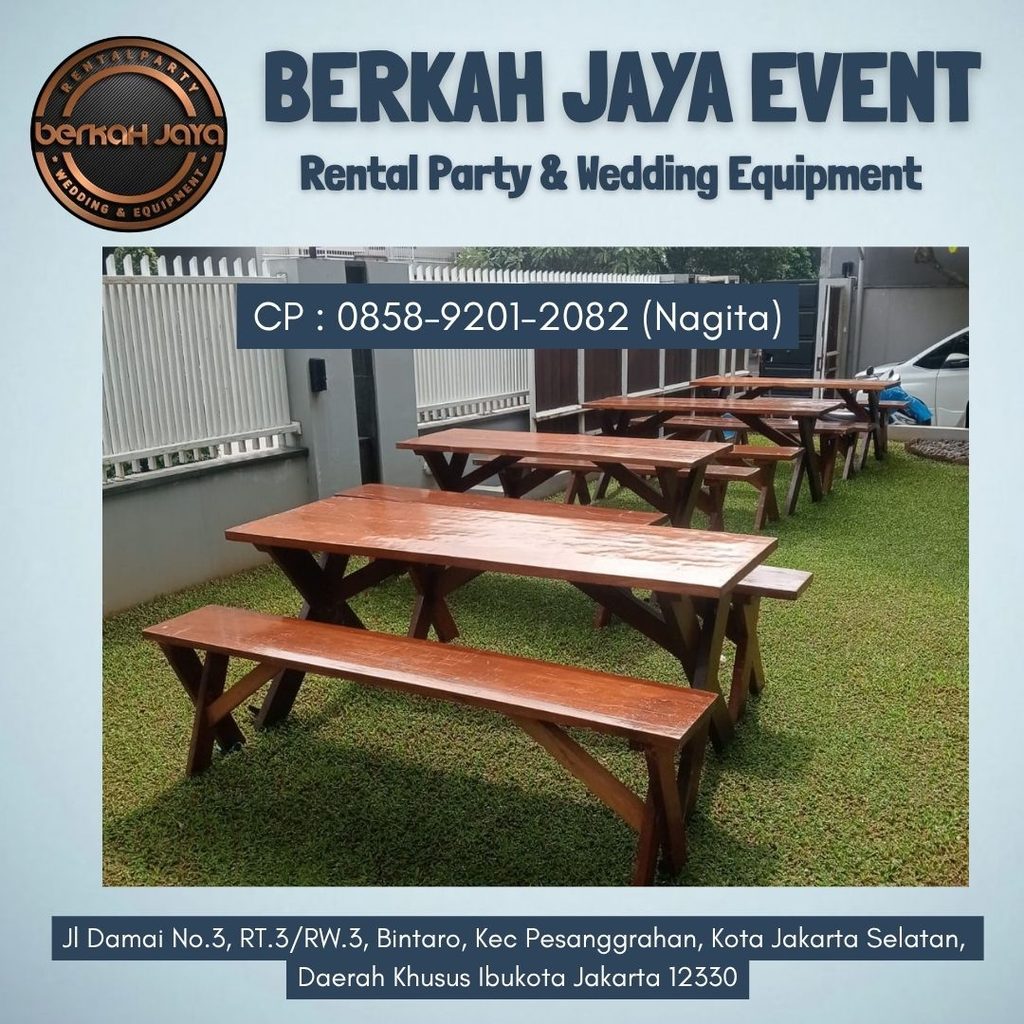 Menyewakan Kursi Taman Area Kebayoran Baru