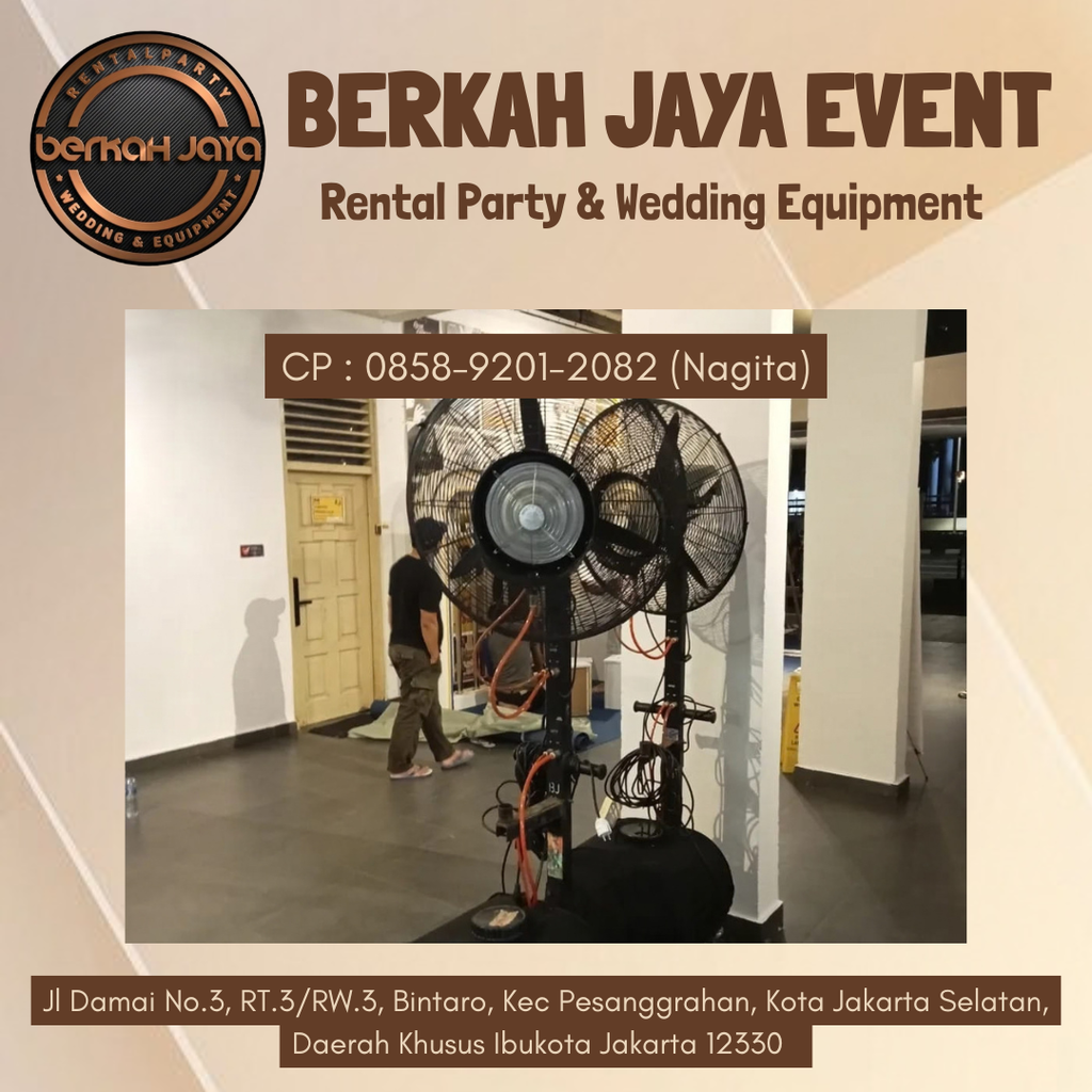 Sewa Misty Fan Berkualitas Area Kebayoran Baru