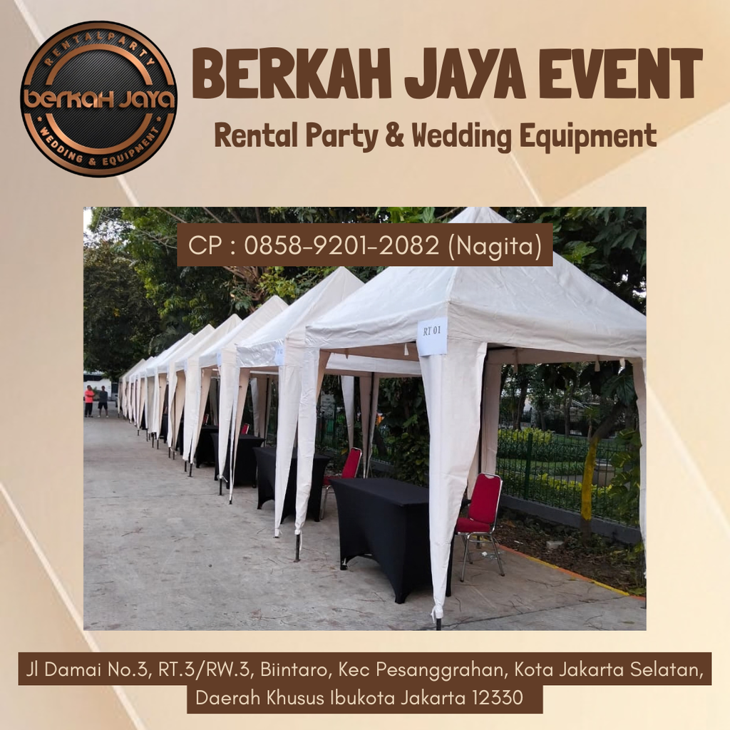 Menyewakan Tenda Bazar Area Bintaro dan Sekitarnya