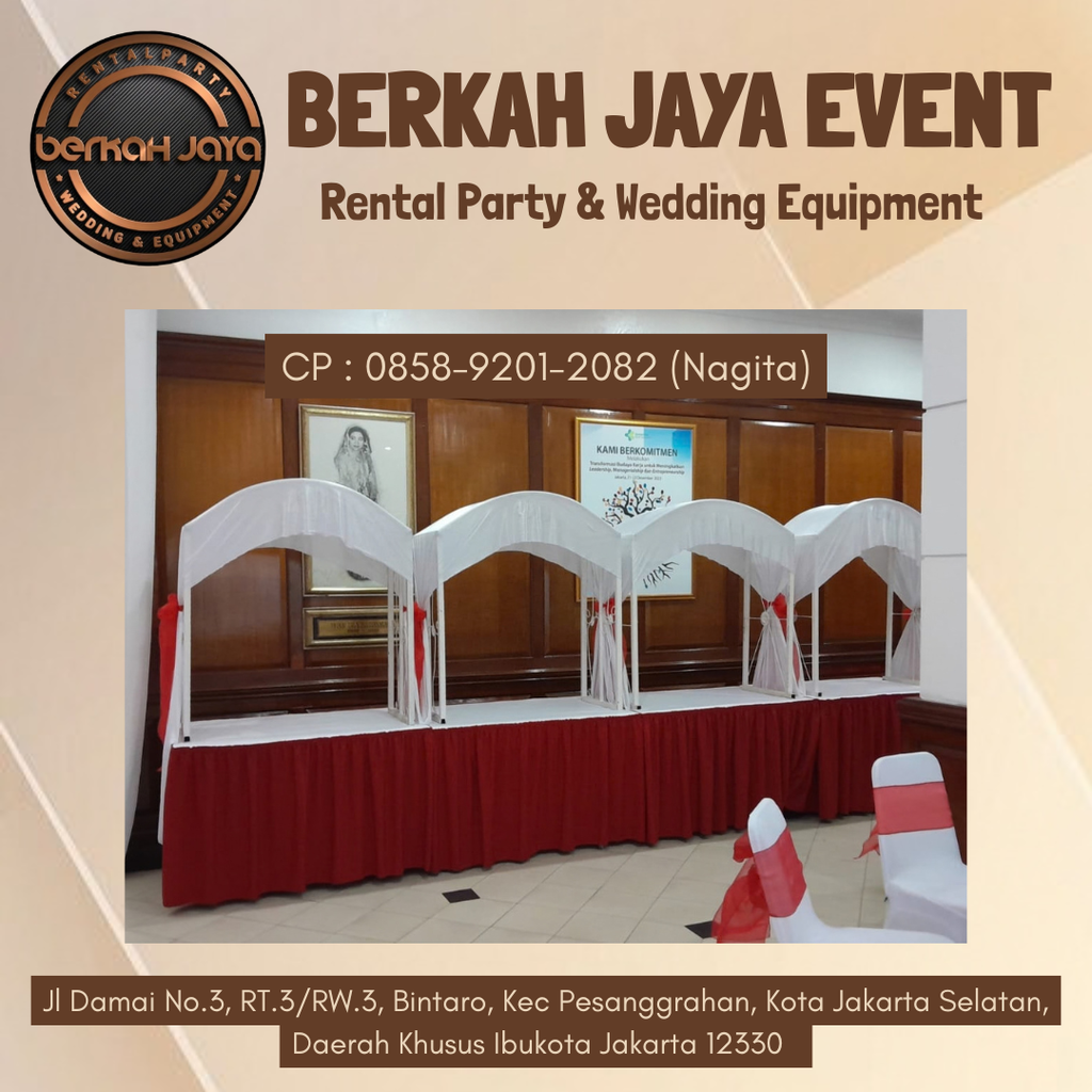 Sewa Gubukan Prasmanan Area Kebayoran Baru dan Sekitarnya