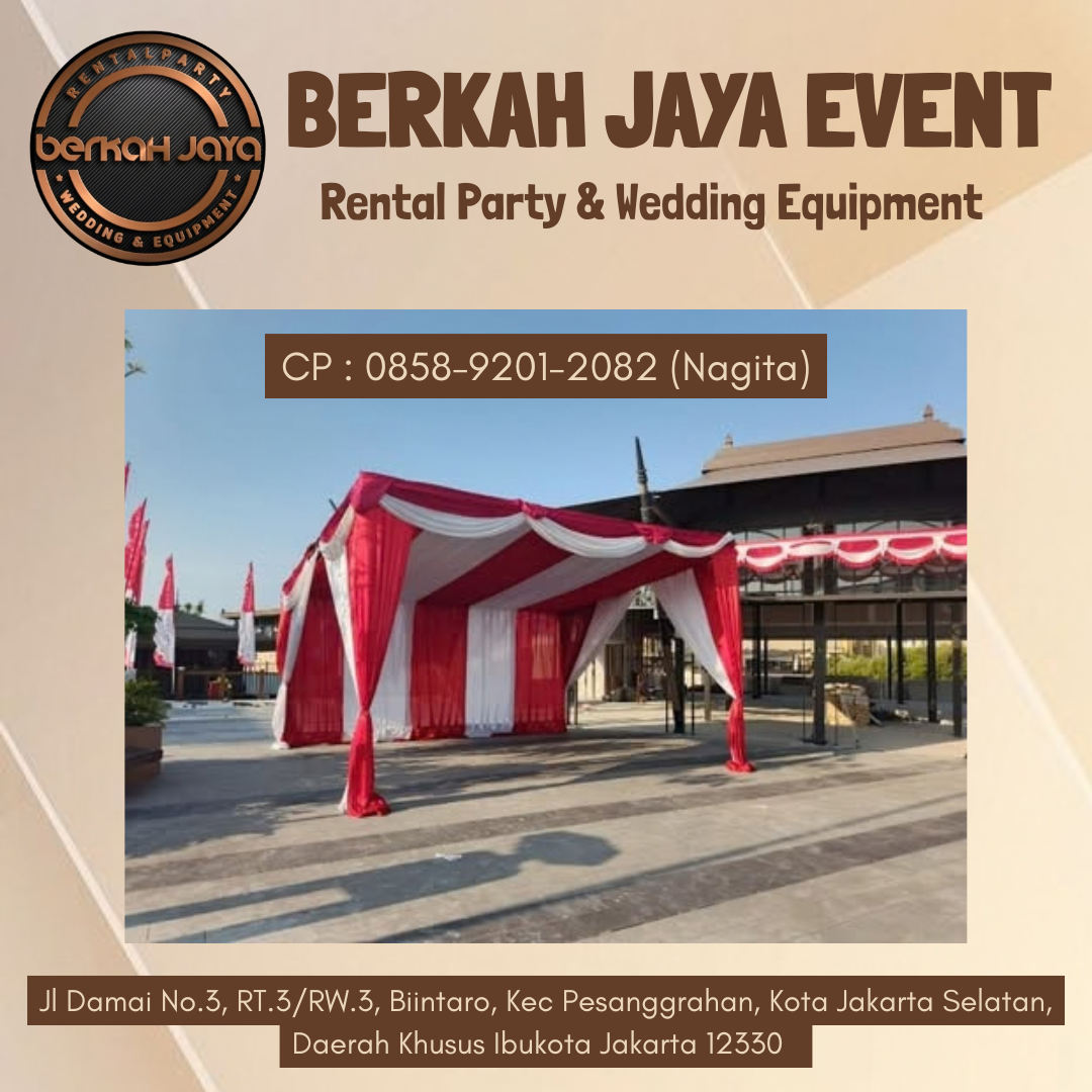 Menyewakan Tenda Serut Elegan Area Bintaro