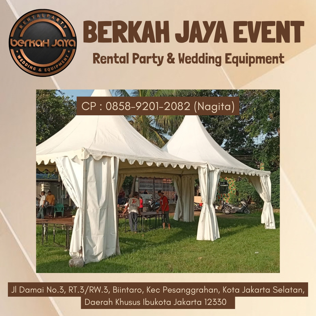 Menyewakan Tenda Sarnafil Kokoh dan Berkualitas Area Kebayoran Lama