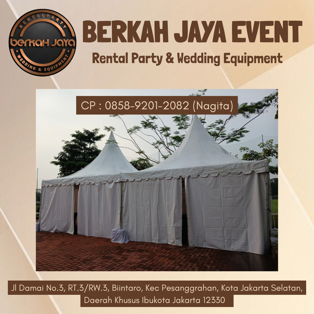 Menyewakan Tenda Sarnafil Kokoh dan Berkualitas Area Kebayoran Lama