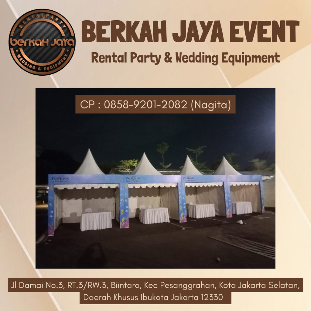 Menyewakan Tenda Sarnafil Kokoh dan Berkualitas Area Kebayoran Lama